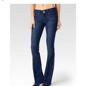 Paige dark denim flare hidden hills..